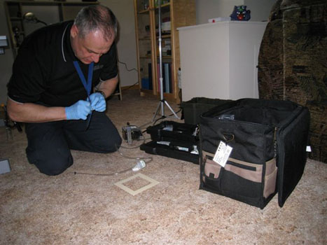 Carpet Mold Sampling 4